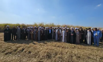 بازدید ائمه جماعات پنج استان قم، ایلام، چهارمحال بختیاری، لرستان و خوزستان  از شرکت کشت و صنعت دعبل خزاعی