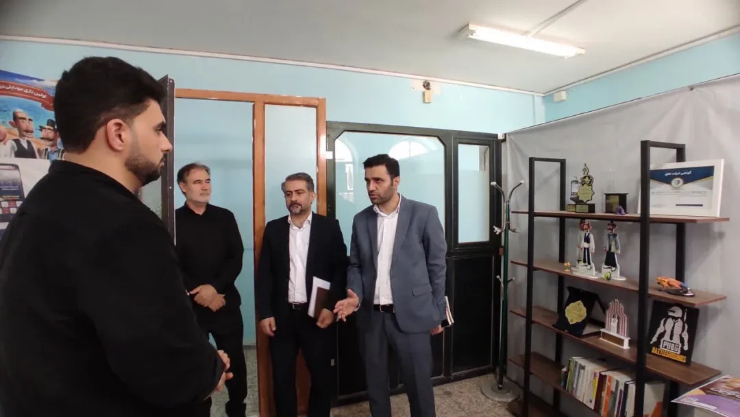 بازدید سرپرست معاونت فناوری و نوآوری پارک علم و فناوری خوزستان از مرکز رشد دزفول