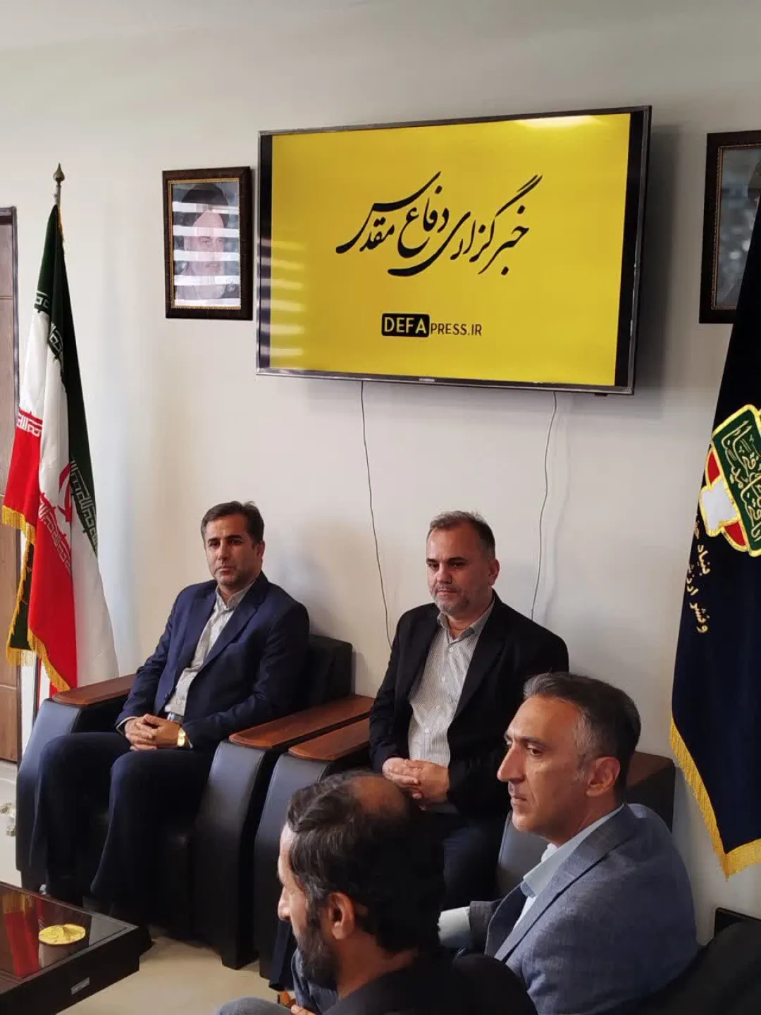بازدید رئیس سازمان جهاد کشاورزی گیلان از خبرگزاری و موزه دفاع مقدس در راستای کنگره 8000 شهید استان