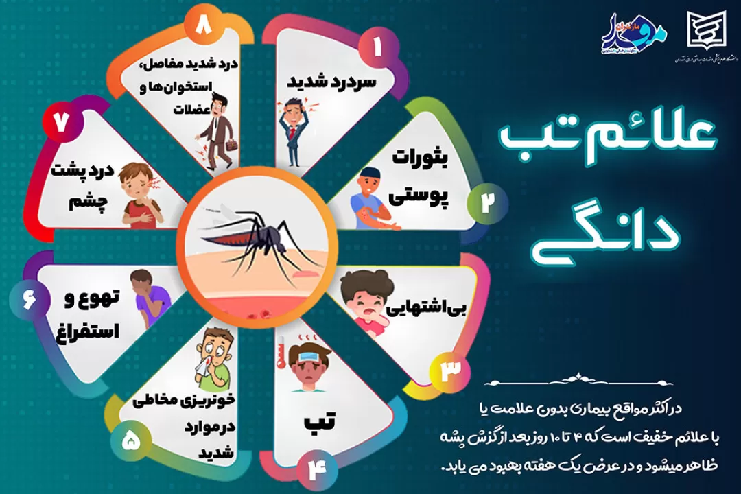 علائم تب دانگی که ۴ تا ۱۰ روز بعد خود را نشان خواهد داد